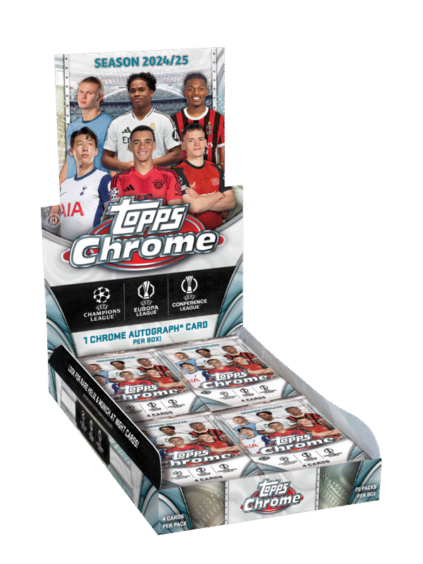 2024-25 Topps Chrome® UEFA Club Competitions - Hobby Box
