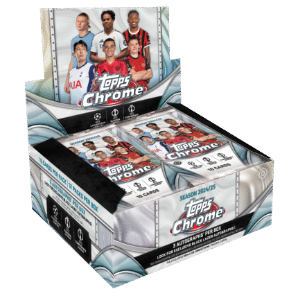 2024-25 Topps Chrome® UEFA Club Competitions - Jumbo Box